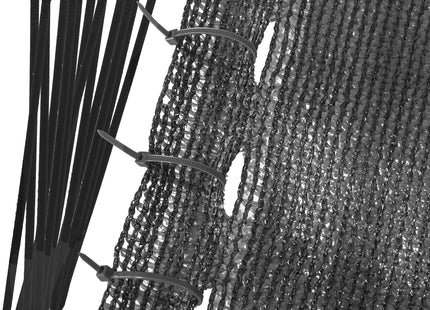 Zichtbreeknet | Zichtdoek | Privacynet | Schaduwdoek | Rol 1,5 x 50 m | 90 % Schaduw | 140g/m² | Antraciet