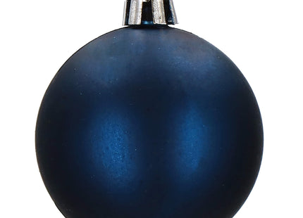 Kerstballen | 20 Stuks | 4 cm | Marineblauw