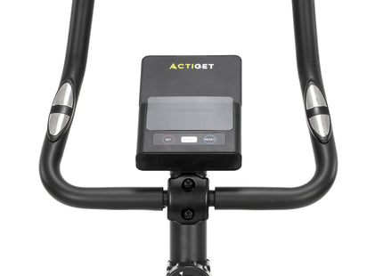 Hometrainer - 8 Weerstandsniveaus - Inclusief Hartslagmeter, Display, Telefoonhouder, Transportwielen - Max 130 KG