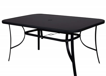 Tuinset | Tuinset 4 Persoons | Tuinsets | Tuintafel & Tuinstoelen | 4 Personen | Zwart