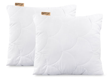 Kussen - 40 x 40 cm - Wit- Hoofdkussen - Anti Allergie & Ademend - All Year kussen - Zomerkussen & Winterkussen