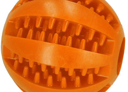 Hondenspeeltje - Hondenbijtring - Rubber - Tandheling - Oranje