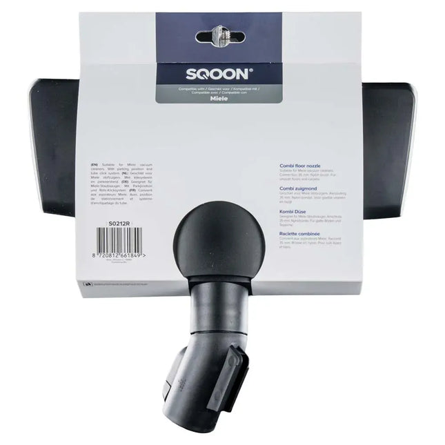 SQOON® Combi zuigmond geschikt voor Miele – 35 mm – Delta zuigmond met klikverbinding