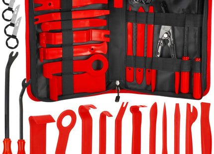 Trim Removal Kit | Terminal Removal Tool | 19 Stuks | Rood/Zwart