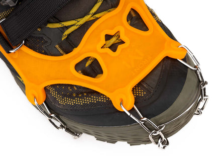 Sneeuwgripzolen Voor Wandelschoenen - Spikes voor Schoenen - Anti Slip - Oranje- 40-45