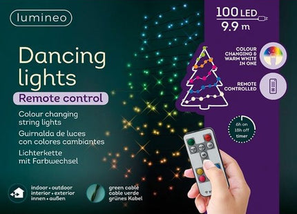 Lumineo LED App-Controlled Dancing Lights | 100 LED | 9.9 m | Multicolor