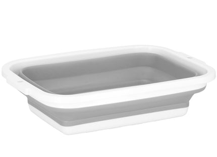 Wasmand | Opvouwbare Wasmand | 8.5L | Grijs/Wit