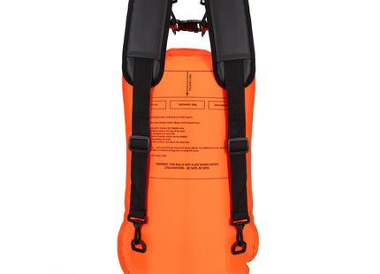 Zwemboei - Voor Openwaterzwemmen - Zwemveiligheidsboei - Incl. drybag /Saferswimmer/Safe swimmer/ 35 Liter / Reddingsfluitje - Oranje