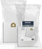 SQOON® Stofzuigerzakken Geschikt voor Nilfisk Attix 30 / 40 / 50 series - Vervangende stofzuigerzakken - 5 Stuks