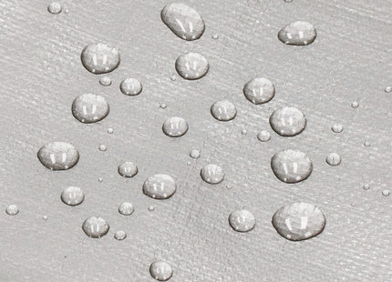 Afdekzeil | Dekzeil | Zeildoek | Waterdicht | PVC | 3 x 3 m | 210 g/m2 | Grijs/Bruin