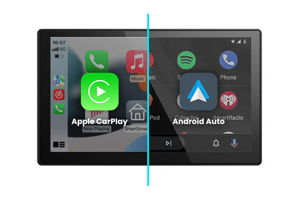 NexAdio® Carplay Scherm - Apple Carplay & Android Carplay - Touchscreen - Inclusief Achteruitrijcamera - FM Transmitter - Aux Aansluiting - 9 Inch