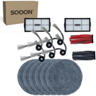 SQOON® vervangingsset geschikt voor Roborock Saros 10R - 15-delige onderhoudskit voor robotstofzuigeronderhoud