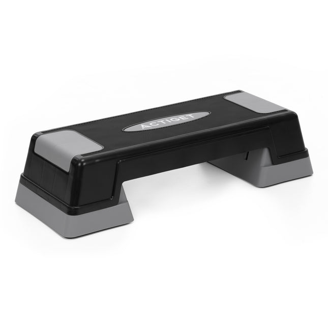 Aerobic Stepper | Verstelbaar | Zwart/Grijs | 350 KG