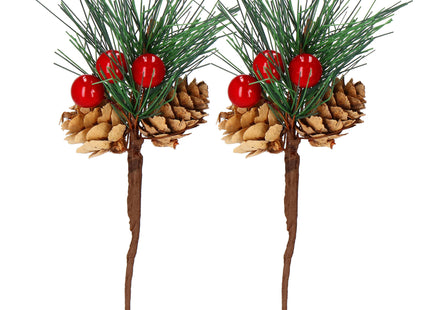 Kersttak | Decoratie | Rood | Kransen | 20 cm