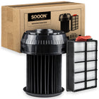 SQOON® Serviceset geschikt voor Bosch Roxx'x stofzuigers - Gelijk aan: 00649841, 00570324 - Cilinderfilter & HEPA-filter voor optimale filtering
