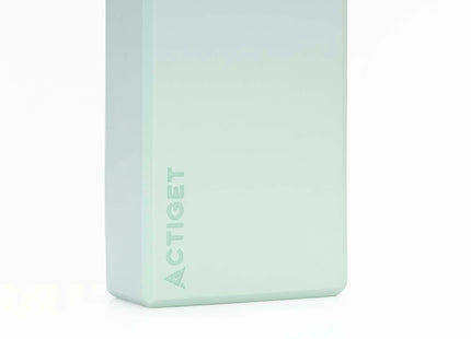 Actiget® Yoga Blok - Yoga Cube - Pilates Blok - Balans - Rekoefeningen - EVA-schuim - Mintgroen - 7,5 X 23 X 15 Cm
