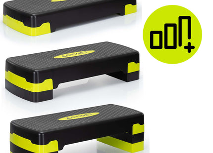 Aerobic Stepper | Verstelbaar | Zwart/Groen  | 350 KG