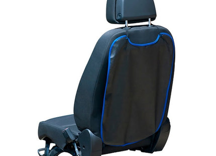 Autostoelhoes - Autostoelbeschermer- Stoelhoes - Bescherming - Polyester - Zwart -  Blauw - 79 x 43 cm