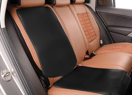 CarPassion Autostoelhoes - Waterdicht - Beschermhoes -  Zwart - 131 x 50 cm