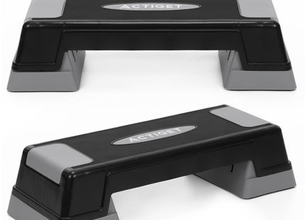 Aerobic Stepper | Verstelbaar | Zwart/Grijs | 350 KG