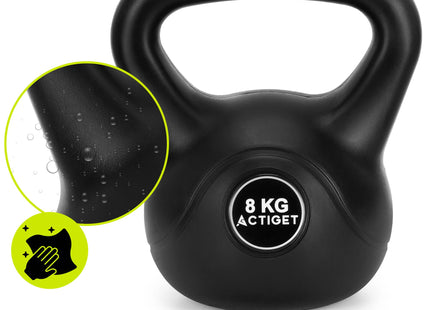 Kettlebell | Kettle Bell | Zwart | 8 kg