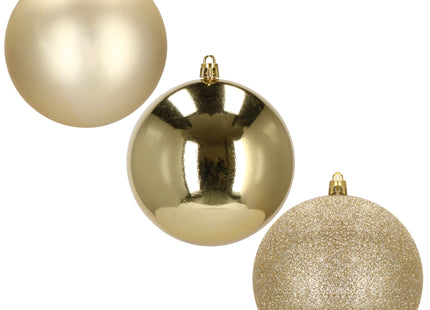 Kerstballen | 10 CM | 6 Stuks | Goud