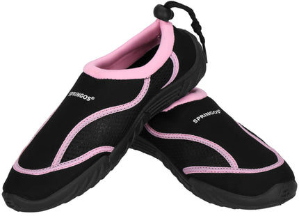 Waterschoenen - AQUA Shoes - Sneldrogend - Rubber - Unisex - Roze/Zwart - Maat 36