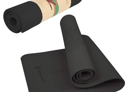 Yoga Mat | Extra Dik (6 mm) | Zwart