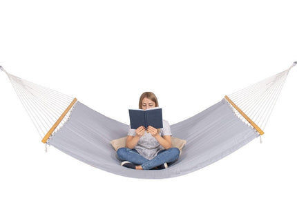 Hangmat | Extra Stevig | Inclusief Kussen | Grijs | 200 x 140 cm