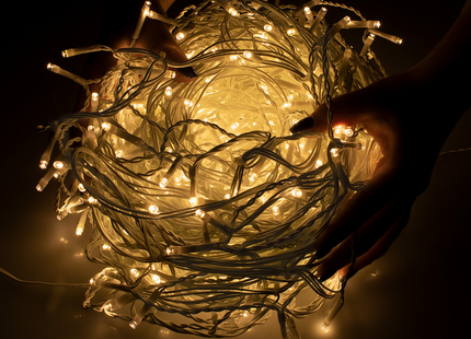 IJspegel Verlichting | 8 m + 2.5 m Snoer | 200 LED | Warm Wit | Koppelbaar
