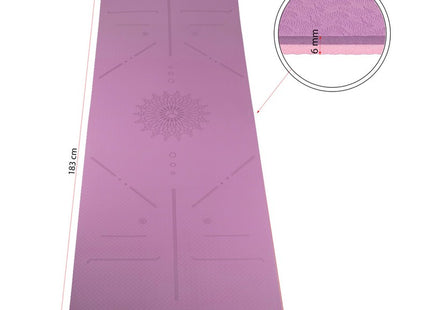 Yoga Mat | Extra Dik (6 mm) | Paars