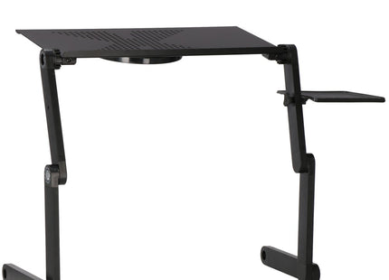 Laptop Standaard | Laptop tafel | Laptop Cooler | 48 x 26 cm | Zwart