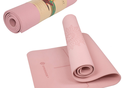 Yoga Mat | Extra Dik (6 mm) | Roze