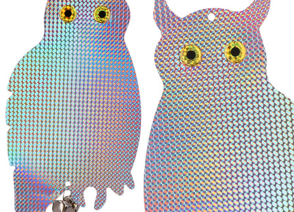 Vogelverjager - Hologram - Uil - Met - Bel - 41 x 20 CM