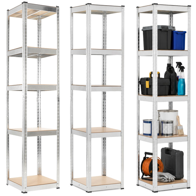 Opbergrek - Stellingkast - 500 KG - Metaal -180 x 40 x 40 cm