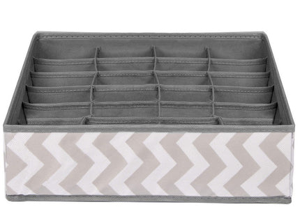 Lade Organizer | 24 Vakken | Lichtgrijs/Wit | 33 x 33 cm