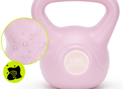 Kettlebell | Kettle Bell | Roze | 2 kg
