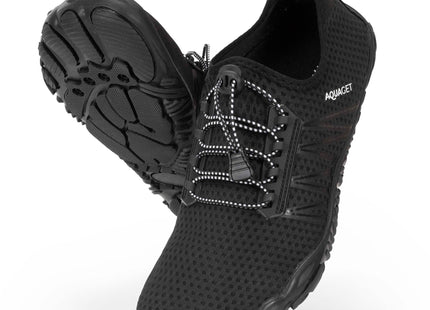 Waterschoenen - AQUA Shoes - Sneldrogend - Rubber - Unisex - Zwart - Maat 45