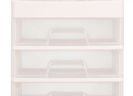 Make Up Organizer | Sieradendoos| Meerdere vakken | Lade Kast | Wit| 31x26,5x19,5 cm
