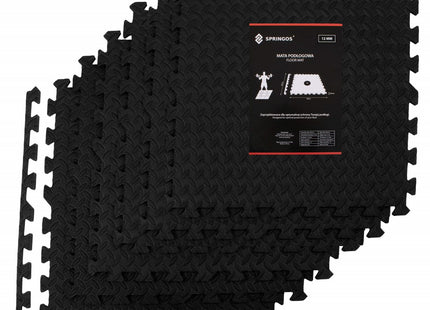 Puzzelmat | Fitness Vloer | Fitnessmat | Fitnesstegels | 60 x 60 cm | Set van 6