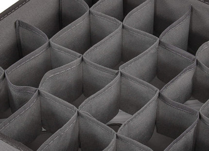 Lade Organizer | 24 Vakken | Grijs | 33 x 33 cm