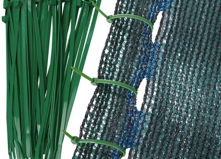 Zichtbreeknet | Zichtdoek | Privacynet | Schaduwdoek | Rol 1,5 x 10 m | 95 % Schaduw | 185g/m² | Groen