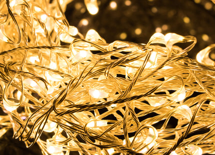 Kerstboomverlichting - 300 LED - Microdraden - 3 M - Warm Wit