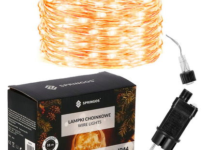 Kerstverlichting | 48 m + 3 m Snoer | 480 LED | Warm Wit