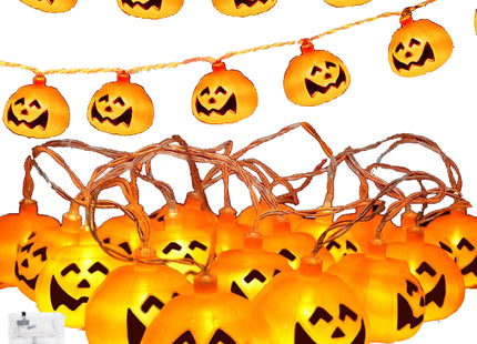 Halloween Decoratie - Lichtslingers - Verlichting - Pompoenen - 20 LED