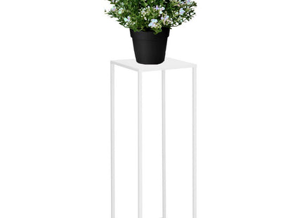 Plantenzuil | Plantentafel | Planten Etagère | Metaal Wit | 100 cm