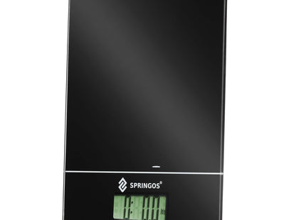 Keukenweegschaal - Weegschaal Keuken - 5 KG - Met Display - Elektronisch - Glas - Kunststof