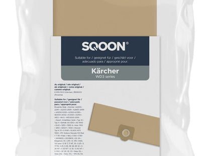 SQOON® Stofzuigerzakken  Geschikt voor Kärcher WD3 / MV3 - Vervangt 6.959-130.0 - 10 Stuks