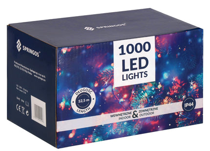 Kerstverlichting | 50 m | 1000 LED | Koel Wit