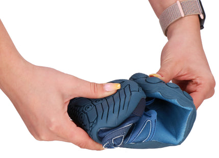 Waterschoenen - AQUA Shoes - Sneldrogend - Rubber - Unisex - Blauw/Zwart - Maat 45